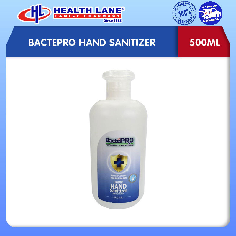 BACTEPRO HAND SANITIZER (500ML) EXPIRY 3/23